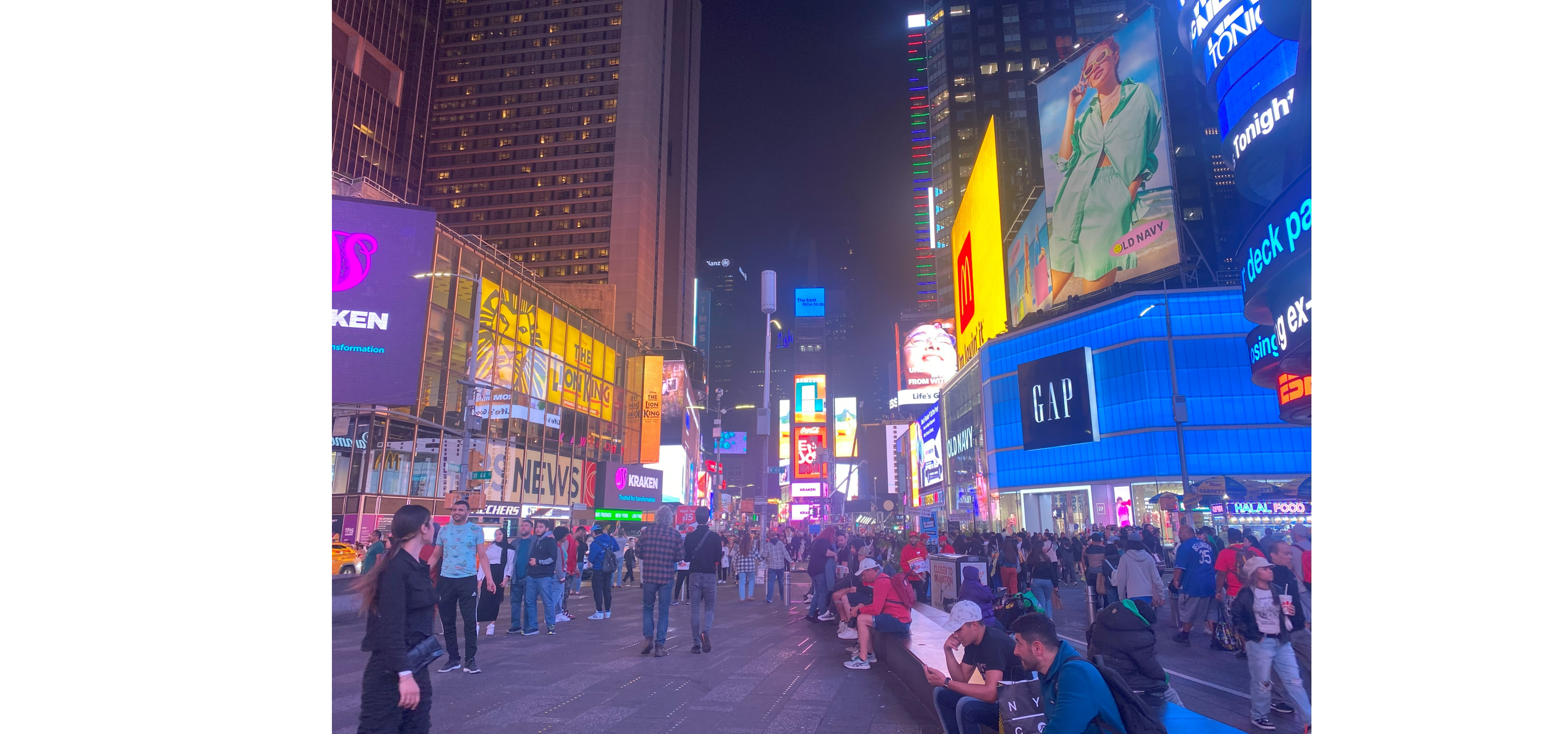 Time Square at night