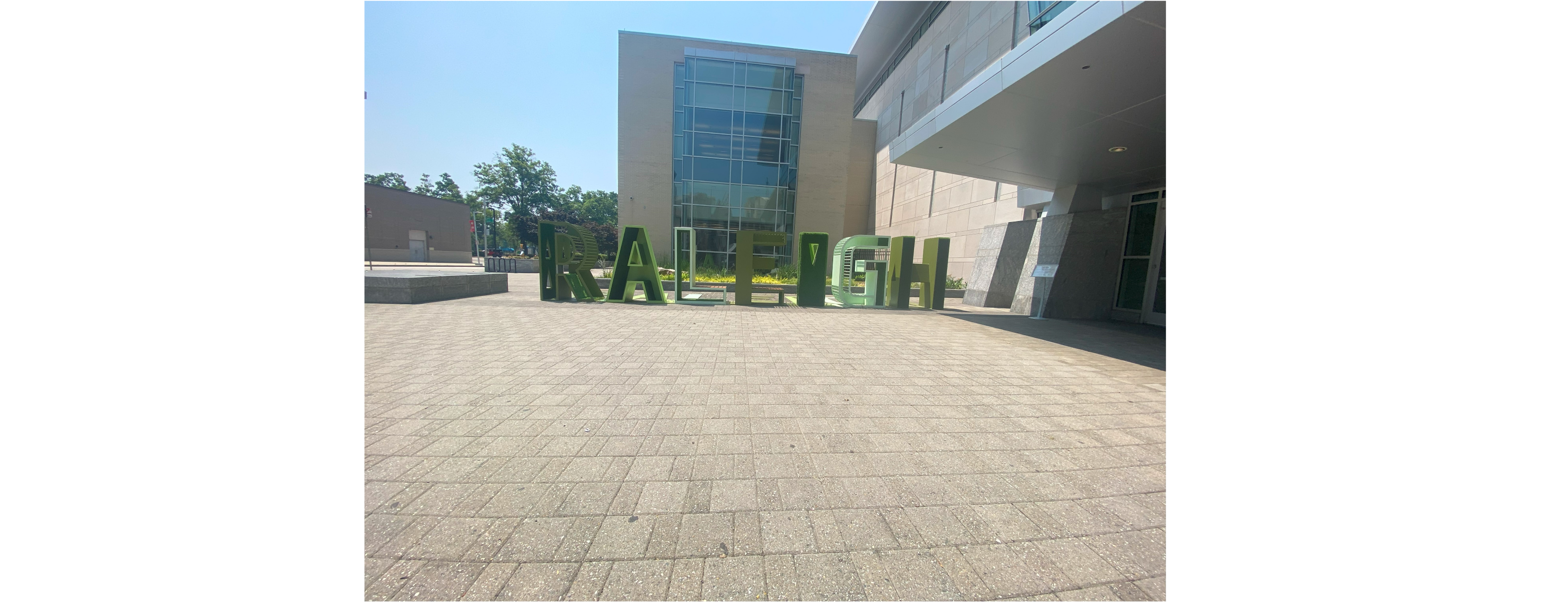 Raleigh sign outside the Conference centre