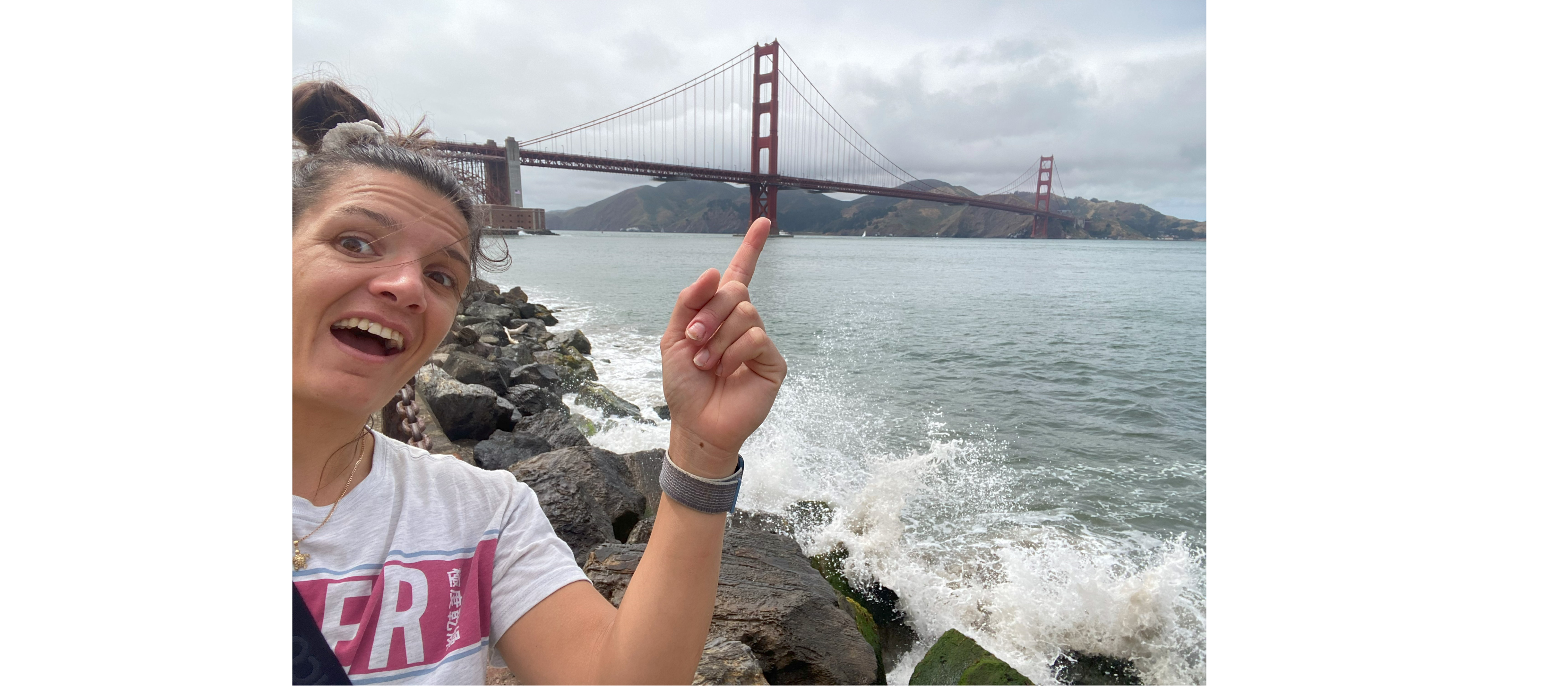 &quot;OMG the Golden Gate Bridge is there&quot;